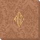 Diamond Monogram Carte Napkins Image 1 of 4